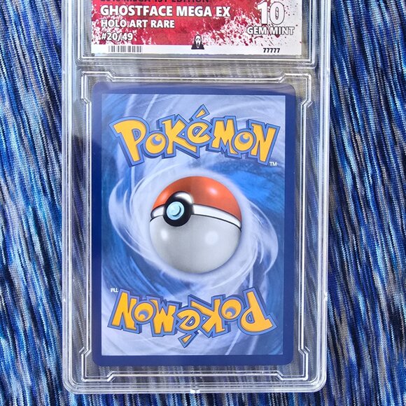 Ghost Face Pokemon Card - Scream - custom slab - Picture 4 of 7